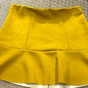 Mustard color skirt
